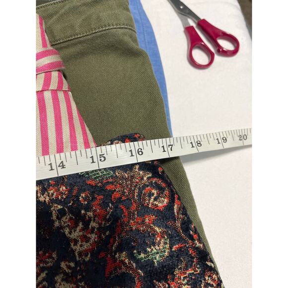 Free People Textured Printed A-Line Skirt in red combo women’s size medium new - Picture 3 of 8